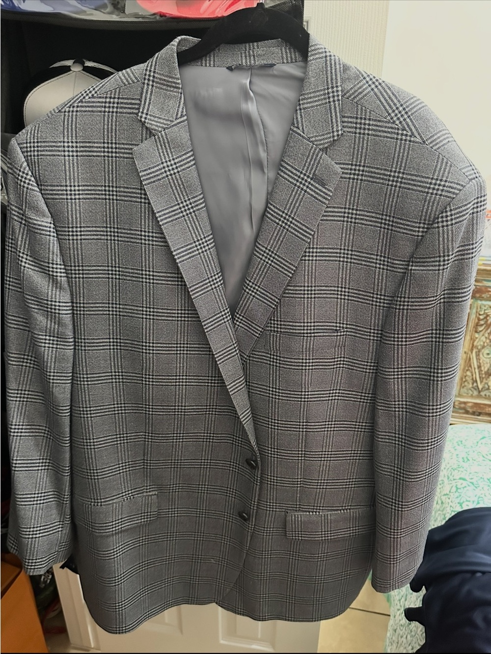 Polo by Ralph Lauren Gray Glen Plaid Sport Coat